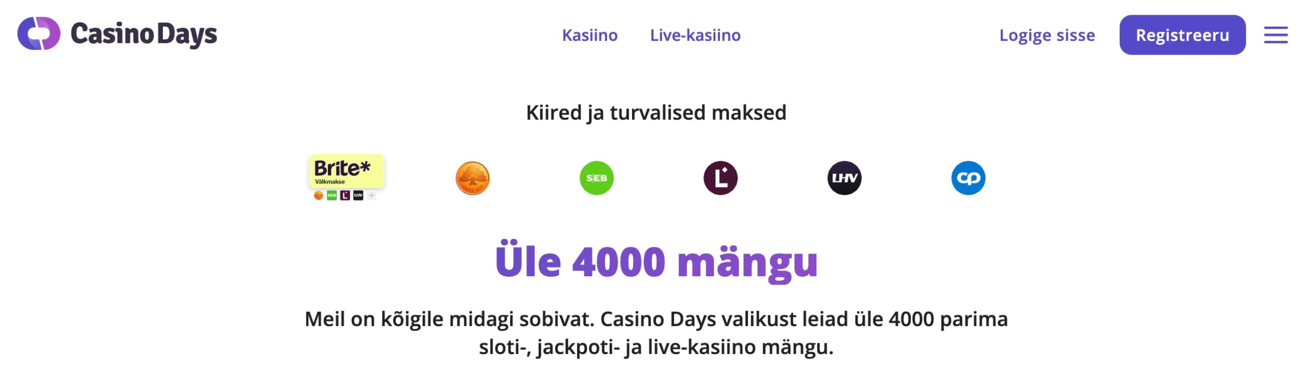casinodays boonus